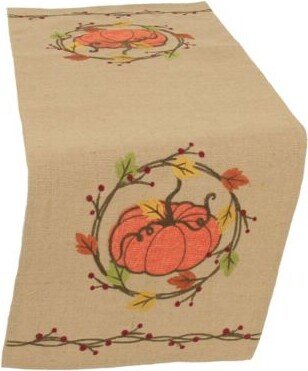 Rustic Pumpkin Wreath Table Runner Collection