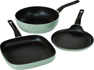 Sage 3Pc Non-stick Aluminum Specialty Cookware Set