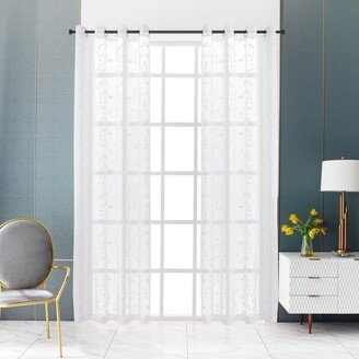 Lyndale Joy Embroidered Sheer Curtain