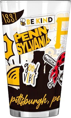 Pittsburgh Pirates 16 Oz Native Pint Glass