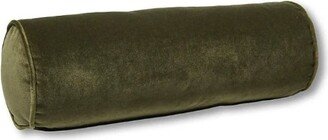 Sale Luxury Moss Green Velvet Bolster Pillow Cover | Custom