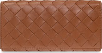 Leather Wallet - Brown-AC