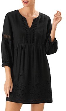 St. Lucia Split Neck Dress Swim Cover-Up