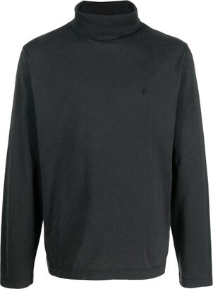 Roll-Neck Cotton Jumper