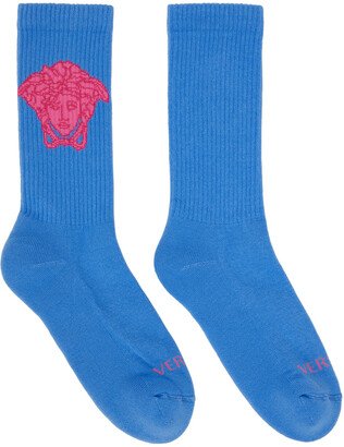 Blue Medusa Socks