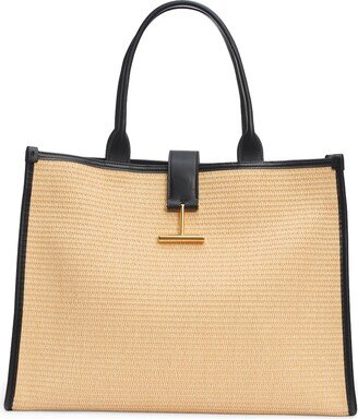 Medium Tara Top Handle Straw Tote