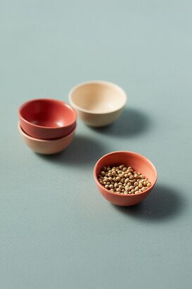 Ceramic Pinch Bowls, Pink Set of 4-AA