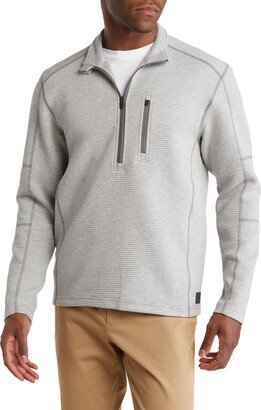 Jacquard Half Zip Pullover