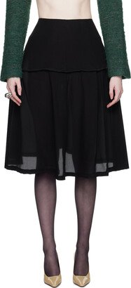 Nicklas Skovgaard Black Skirt#62 Midi Skirt