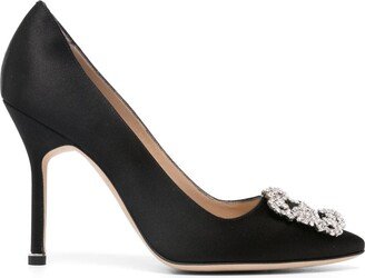 Hangisi 110mm crystal-embellished pumps