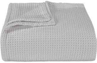 Waffleweave Open Grey Blanket