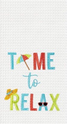 Time To Relax Kitchen Towel