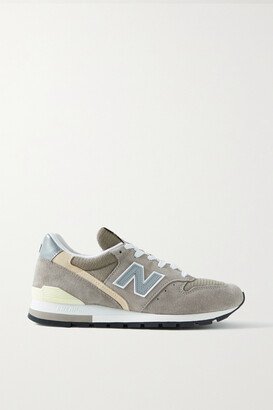 996 Suede And Mesh Sneakers - Gray