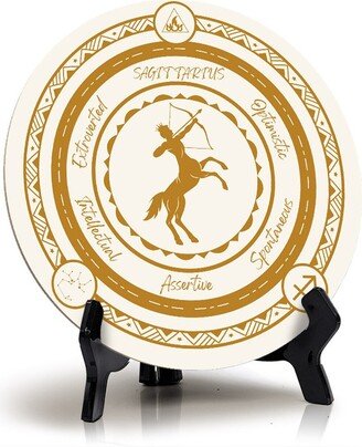 Sagittarius Zodiac Circle Table Sign |