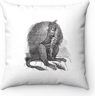 Gelada Baboon Pillow - Throw Custom Cover Gift Idea Room Decor