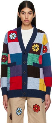 1 Moncler JW Anderson Multicolor Patchwork Cardigan