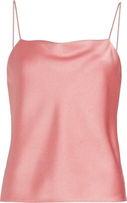 Harmon Draped Satin Camisole-AA