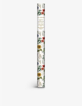 The Art File Sunflower Floral-print Wrapping Paper 3m