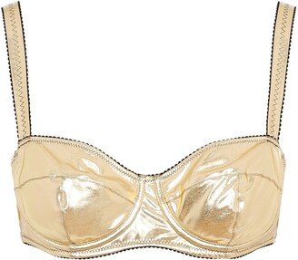 Foiled Jersey Balconette Bra