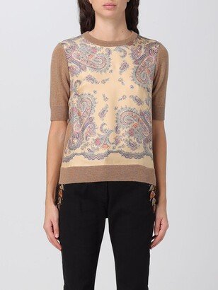 sweater in wool and cashmere with silk insert