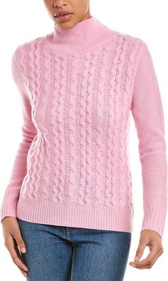 Cableknit Cashmere Pullover Sweater