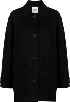 STUDIO TOMBOY Classic-Collar Wool Coat