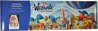 Crafting Spark Diamond Painting Kit Wizardi Fluffy Family WD187 14.9 x 18.9 inches