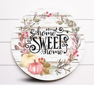 Wreath Sign, Home Sweet Fall Pumpkin Sugar Pepper Designs, Sign For Wreath, Door Decor