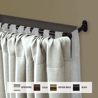 InStyleDesign 5/8 inch Double Blackout Bay Curtain Rod 20-36, 38-72