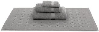 Sinemis Terry 4-Piece Towel Set - Dark Grey