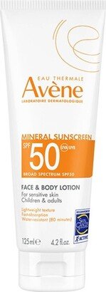 Mineral Sunscreen Face and Body Lotion - SPF 50 - 4.2 fl oz