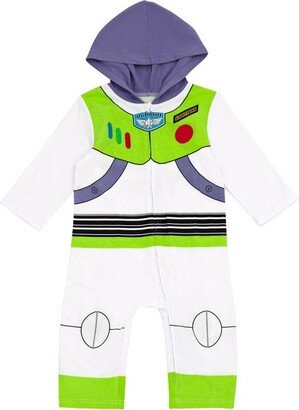 Pixar Toy Story Buzz Lightyear Infant Baby Boys Zip Up Cosplay Coverall Green 18 Months