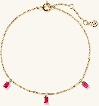 Baguette Gemstone Bracelet