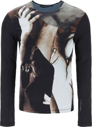 Graphic Printed Long-Sleeved T-Shirt