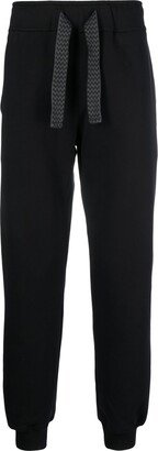 Curb woven drawstring track pants-AB