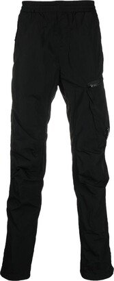 Lens-detail cargo track pants