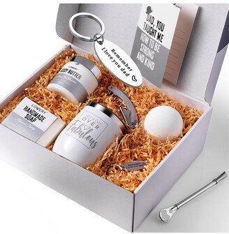 Lovery Personalized Gifts For Men, Spa Gift With Wine Tumbler, Self Care Kit-AA