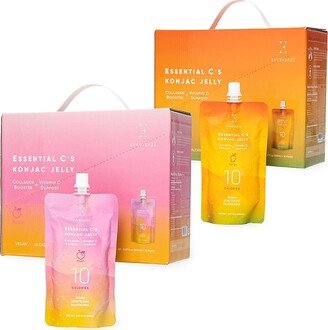 Everydaze 20-Pack Essential C's Peach & Mango Konjac Jelly