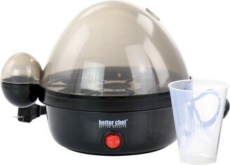 7-Egg Electric Egg Cooker in Black