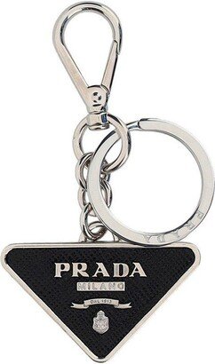 Triangle Logo Plaque Keyring-AA