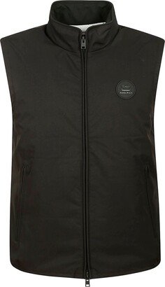 Zip-Up Sleeveless Gilet-AA