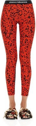 Logo-Print Graphic Print Leggings