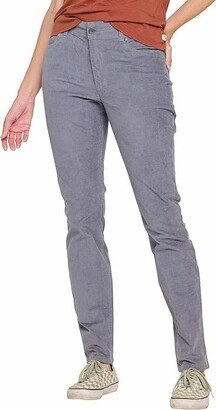 Karuna Cord Five-Pocket Skinny Pants (Storm) Women's Casual Pants