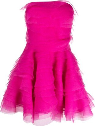 Ana Radu Ruffled Organza Minidress-AA