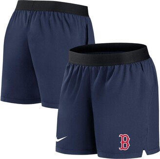 Women's Navy Boston Red Sox Authentic Collection Flex Vent Max Performance Shorts