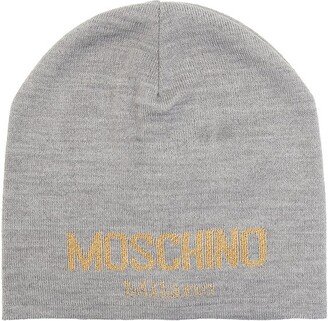 Logo Detailed Knit Beanie-AC