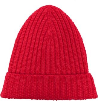 Ribbed Cashmere Beanie