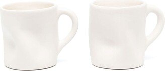 Sculpted Mugs (Set Of Two)