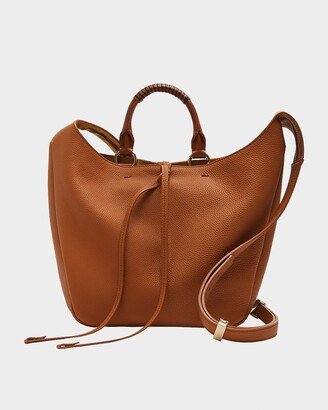 Deia Medium Grained Calfskin Hobo Bag