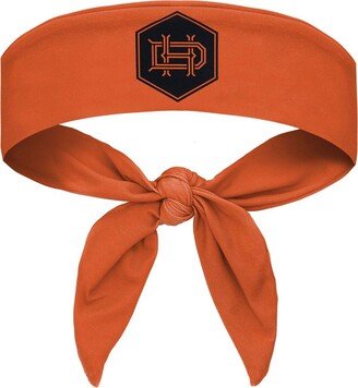 Vertical Athletics Orange Houston Dynamo Fc Tie-Back Headband